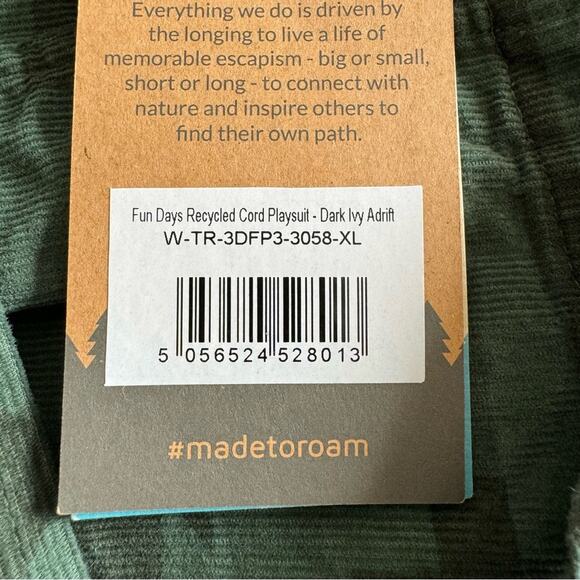 Passenger Fun Days Cord Playsuit New - Picture 6 of 15